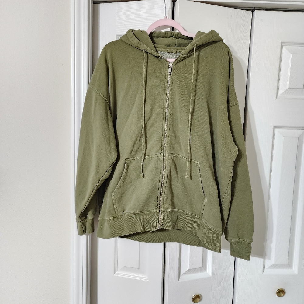 Brandy Melville John Galt Olive Hoodie